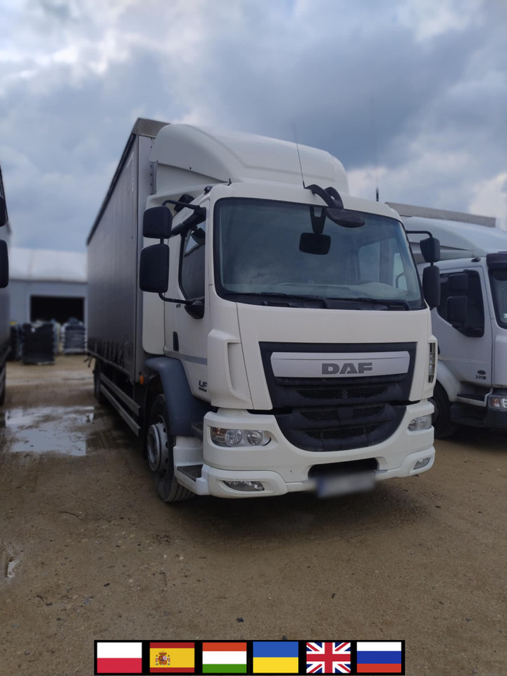 DAF LF 250 / Curtainsider 18 EPAL / sleeping cab - 侧帘卡车:图1 DAF LF 250 / Curtainsider 18 EPAL / sleeping cab - 侧帘卡车:图1