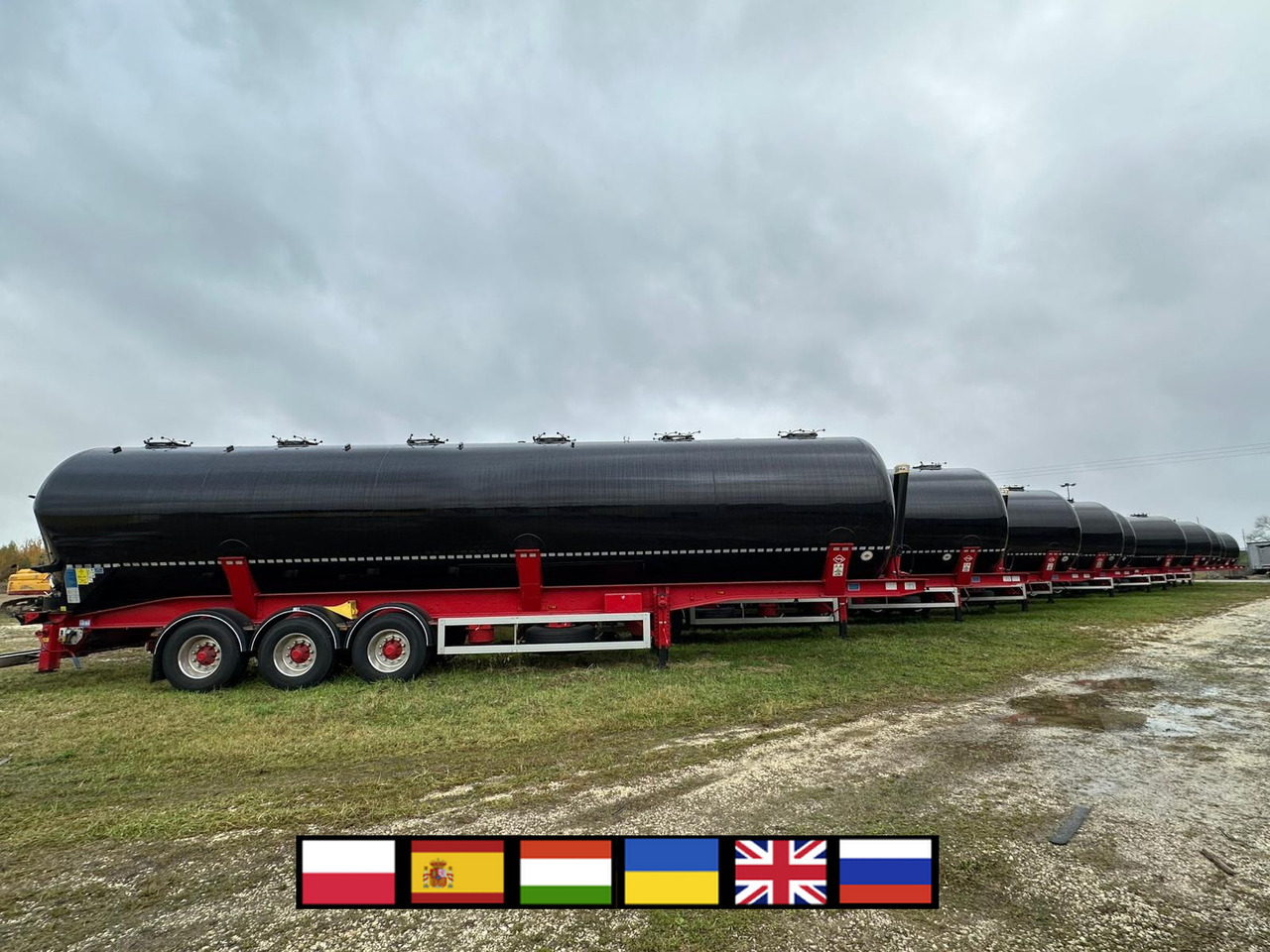 FELDBINDER 334C 15 A-1-1-40 Silo tank / 66 m3 / 2022 / 20 units - 筒仓拖车:图1 FELDBINDER 334C 15 A-1-1-40 Silo tank / 66 m3 / 2022 / 20 units - 筒仓拖车:图1