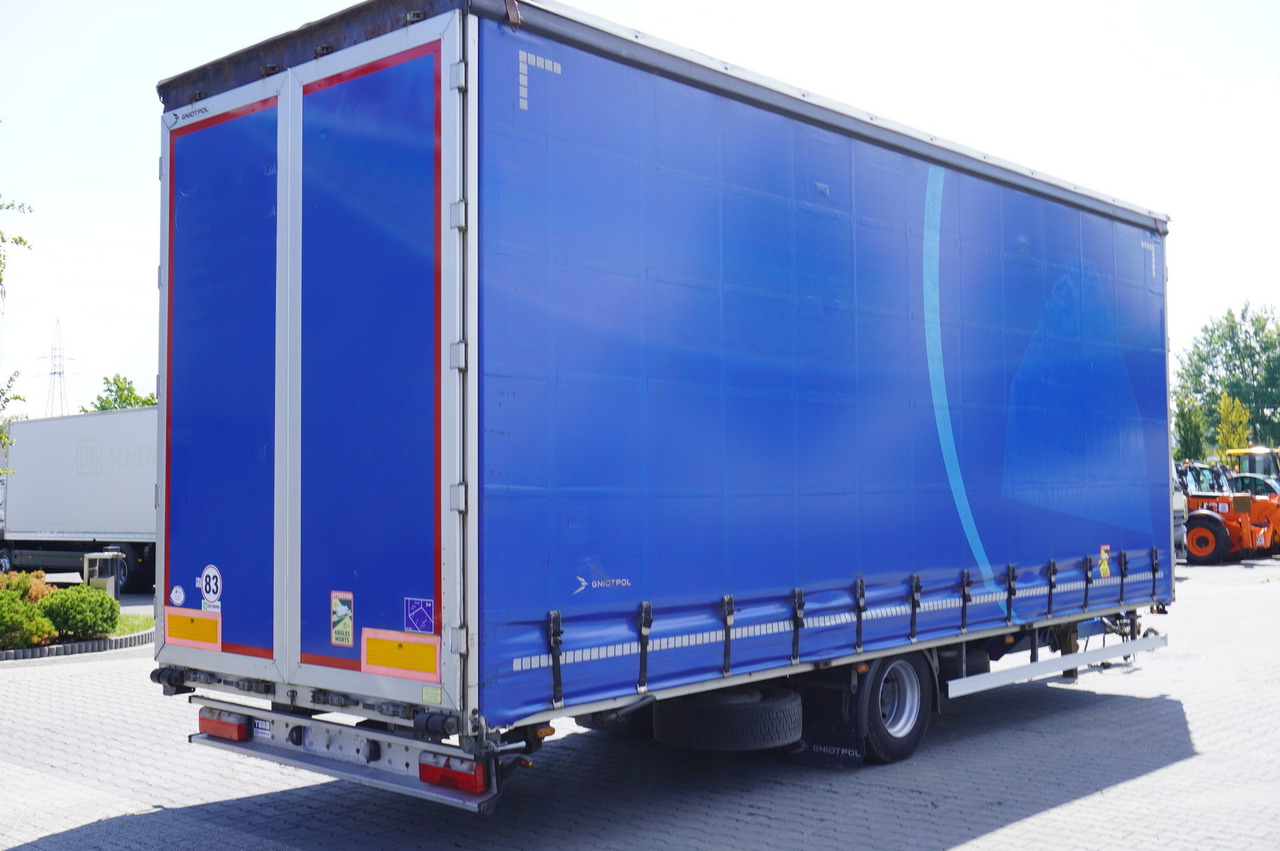 Gniotpol Tandem trailer / 10t / 2018 / 19 pallets - 侧帘拖车:图4 Gniotpol Tandem trailer / 10t / 2018 / 19 pallets - 侧帘拖车:图4