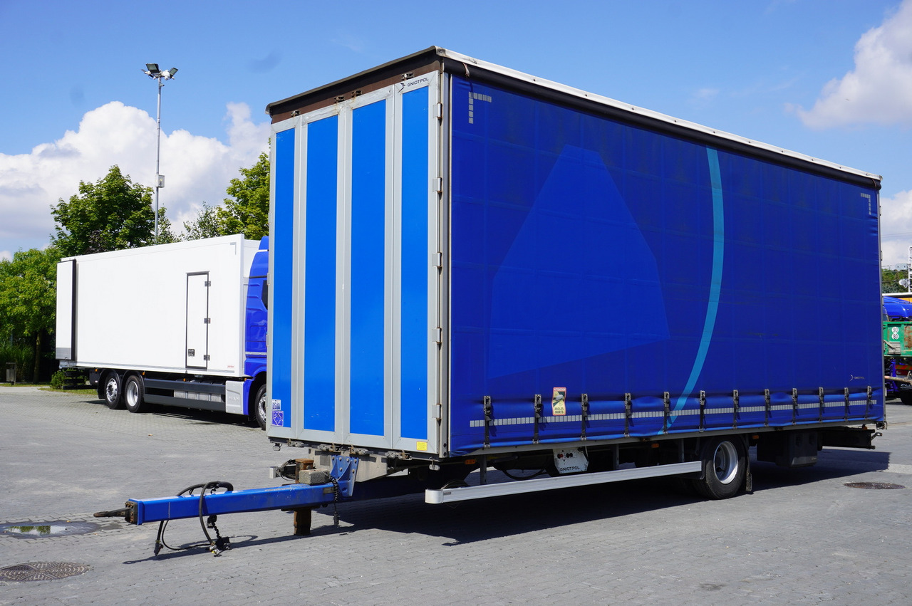 Gniotpol Tandem trailer / 10t / 2018 / 19 pallets - 侧帘拖车:图1 Gniotpol Tandem trailer / 10t / 2018 / 19 pallets - 侧帘拖车:图1