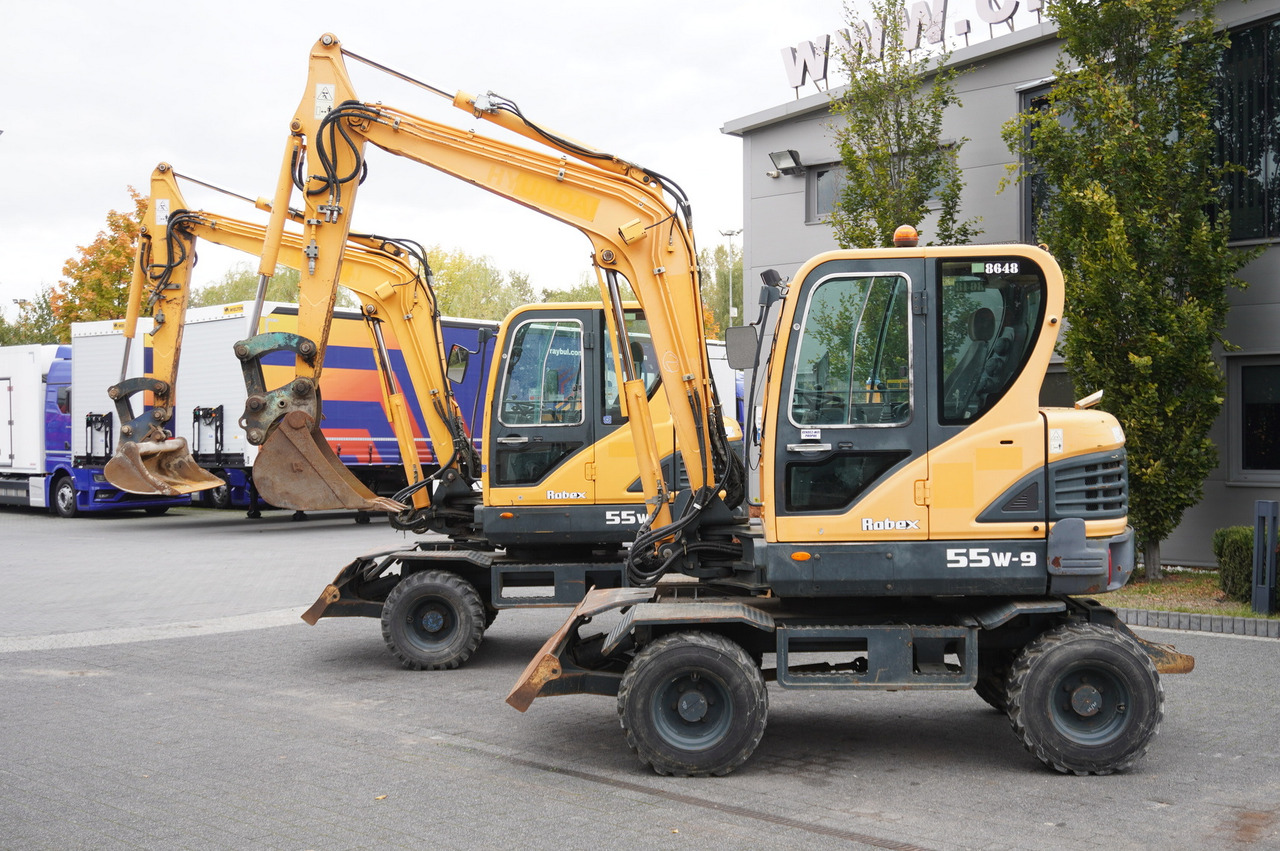 Hyundai Robex 55W-9 Wheeled Excavator 5.5t / 2pcs - 挖掘机:图1 Hyundai Robex 55W-9 Wheeled Excavator 5.5t / 2pcs - 挖掘机:图1