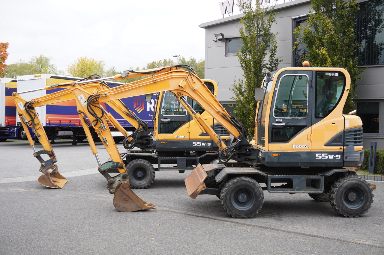 Hyundai Robex 55W-9 Wheeled Excavator 5.5t / 2pcs - 挖掘机:图2 Hyundai Robex 55W-9 Wheeled Excavator 5.5t / 2pcs - 挖掘机:图2