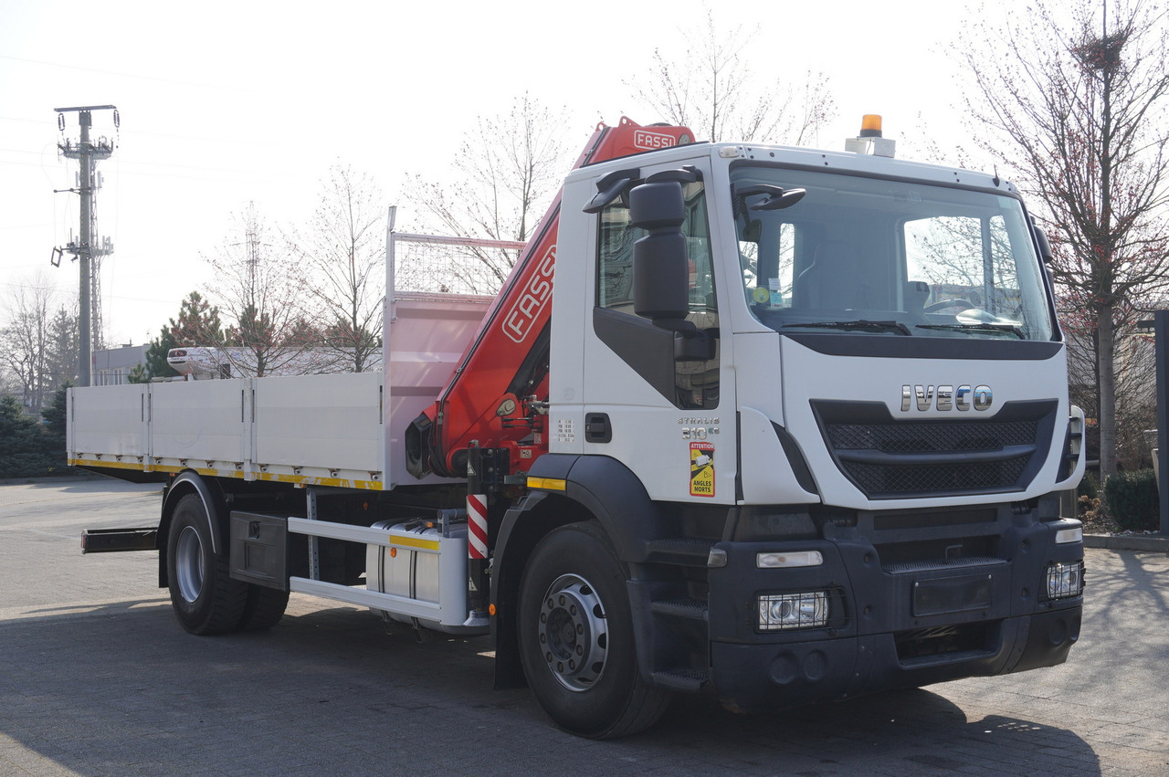 栏板式/ 平板卡车, 起重车 IVECO STRALIS 310 E6 / HDS FASSI 155 6.2 T / 250 thousand km：图13