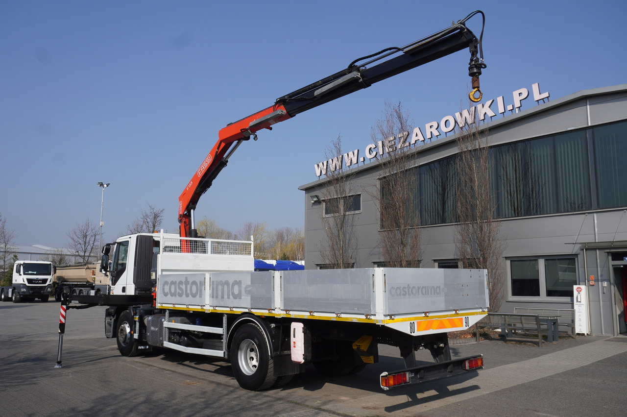 栏板式/ 平板卡车, 起重车 IVECO STRALIS 310 E6 / HDS FASSI 155 6.2 T / 250 thousand km：图7