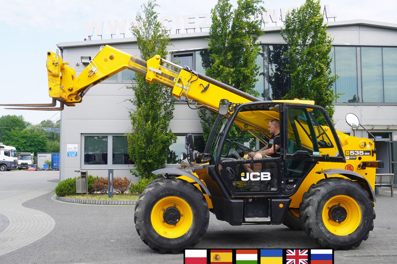 JCB 535-95 / 3.5 T / range 9.5 m / joystick / 2021 - 伸缩臂轮式装载机:图1 JCB 535-95 / 3.5 T / range 9.5 m / joystick / 2021 - 伸缩臂轮式装载机:图1