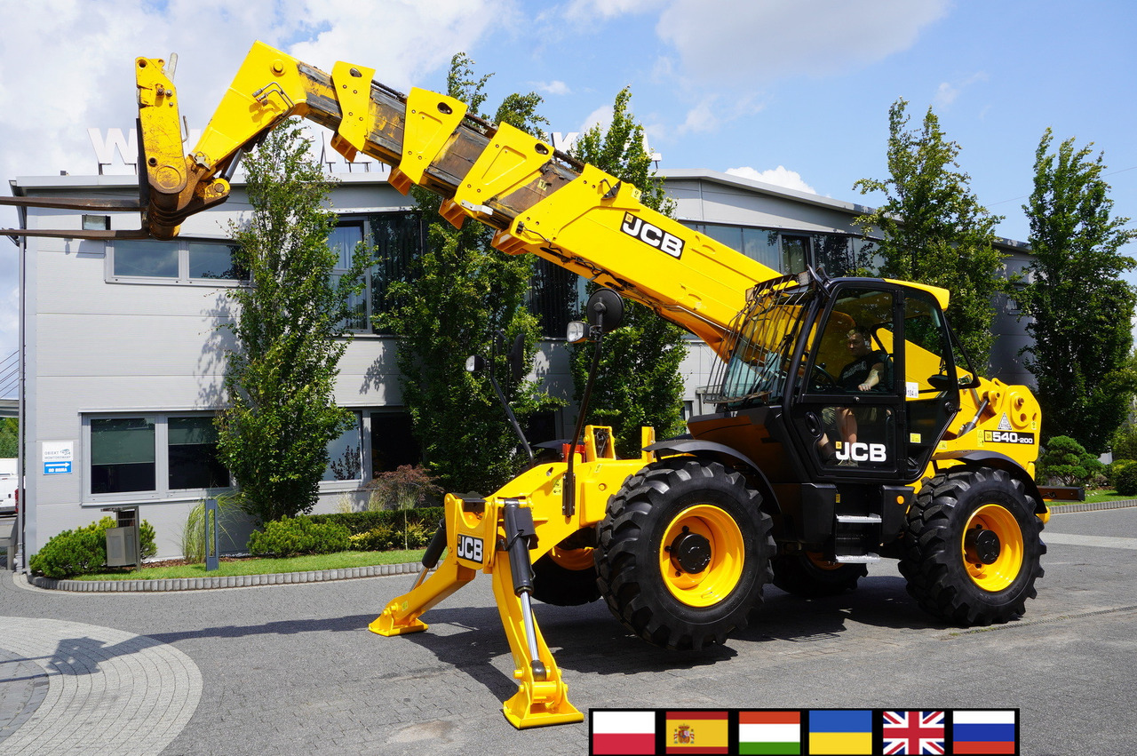 JCB 540-200 Telescopic Loader / 20 m reach / joystick - 伸缩臂轮式装载机:图1 JCB 540-200 Telescopic Loader / 20 m reach / joystick - 伸缩臂轮式装载机:图1