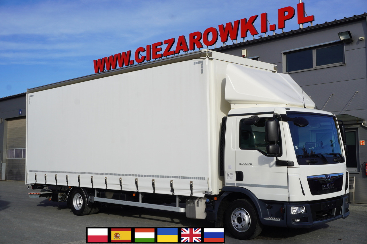 MAN TGL 12.220 / Curtainsider 19 EPAL / 140 tho. km - 侧帘卡车:图1 MAN TGL 12.220 / Curtainsider 19 EPAL / 140 tho. km - 侧帘卡车:图1