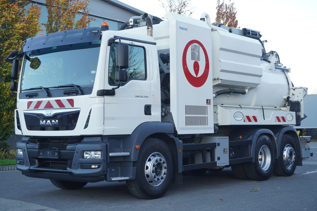 MAN TGM 26.340 E6 / RIVARD sewage cleaner 11.8 m3 / 170 tho. km / steered axle - 真空车:图2 MAN TGM 26.340 E6 / RIVARD sewage cleaner 11.8 m3 / 170 tho. km / steered axle - 真空车:图2