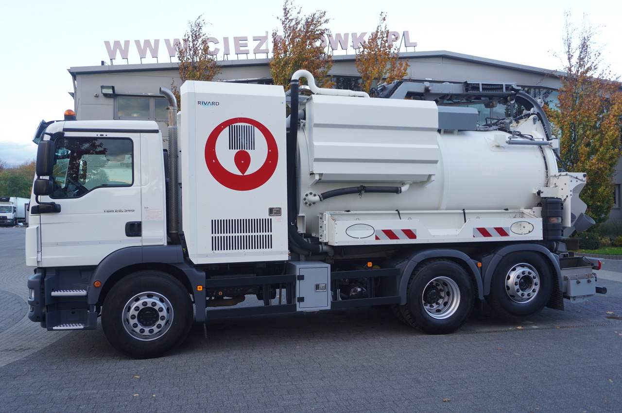 MAN TGM 26.340 E6 / RIVARD sewage cleaner 11.8 m3 / 170 tho. km / steered axle - 真空车:图4 MAN TGM 26.340 E6 / RIVARD sewage cleaner 11.8 m3 / 170 tho. km / steered axle - 真空车:图4