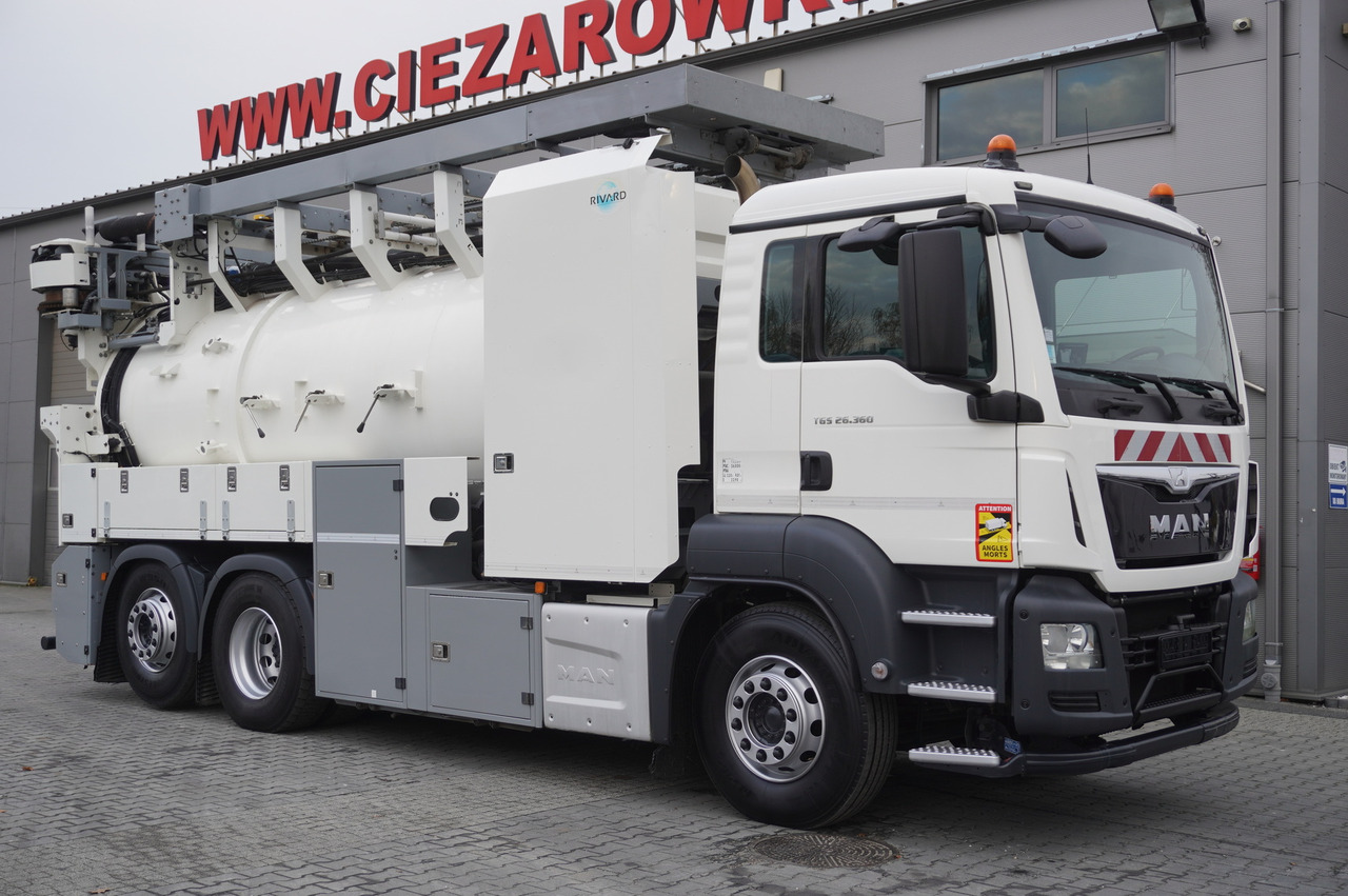 MAN TGS 26.360 E6 / RIVARD sewage cleaner 18 m3 / 180 tho. km / steering axle / 2 units - 真空车:图2 MAN TGS 26.360 E6 / RIVARD sewage cleaner 18 m3 / 180 tho. km / steering axle / 2 units - 真空车:图2