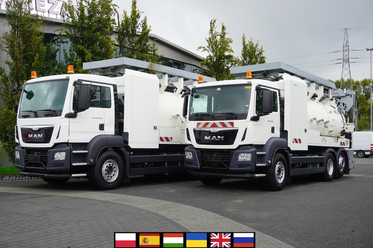 MAN TGS 26.360 E6 / RIVARD sewage cleaner 18 m3 / 90 tho. km / steering axle / 2 units - 真空车:图1 MAN TGS 26.360 E6 / RIVARD sewage cleaner 18 m3 / 90 tho. km / steering axle / 2 units - 真空车:图1