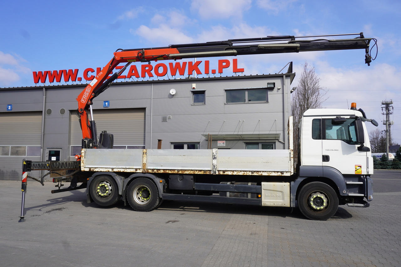 MAN TGS 26.360 Flatbed / Fassi F175 7.7 T / steered 3rd axle - 栏板式/ 平板卡车, 起重车:图4 MAN TGS 26.360 Flatbed / Fassi F175 7.7 T / steered 3rd axle - 栏板式/ 平板卡车, 起重车:图4