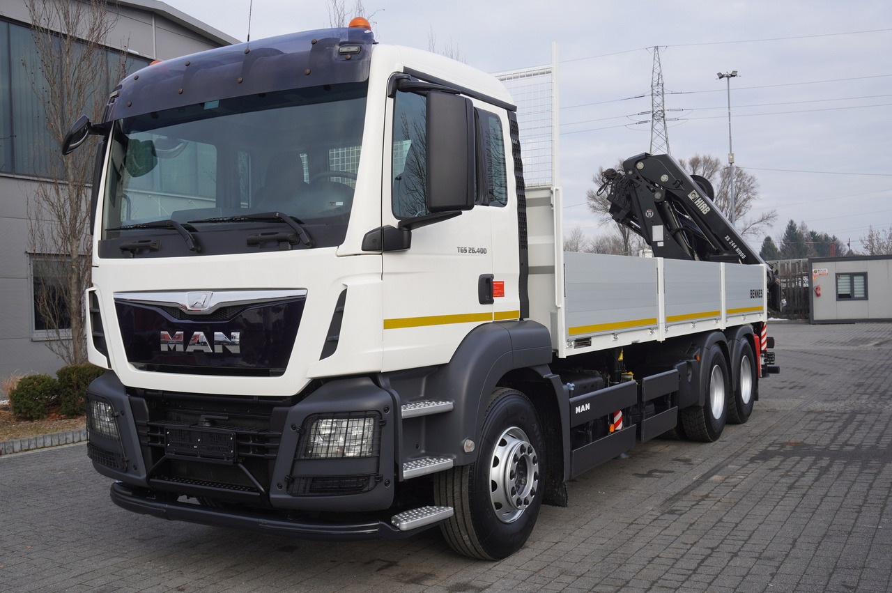 MAN TGS 26.400 / HDS HIAB 244 EP-4 HIDUO 8500 kg / 6x4 - 栏板式/ 平板卡车, 起重车:图2 MAN TGS 26.400 / HDS HIAB 244 EP-4 HIDUO 8500 kg / 6x4 - 栏板式/ 平板卡车, 起重车:图2