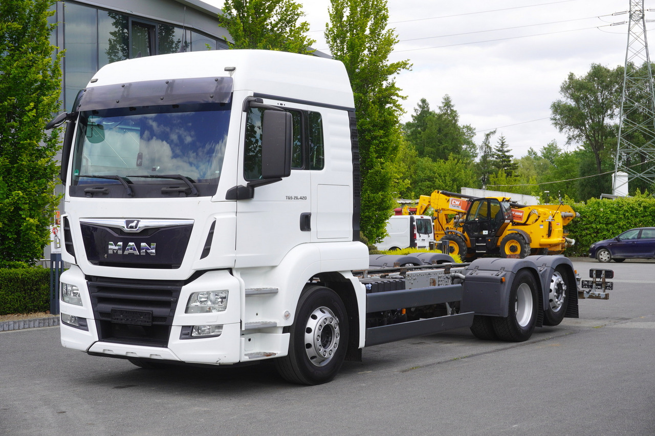 MAN TGS 26.420 / 7.5 m chassis / 14.5 t load cap. / Sleeping cab - 驾驶室底盘卡车:图1 MAN TGS 26.420 / 7.5 m chassis / 14.5 t load cap. / Sleeping cab - 驾驶室底盘卡车:图1