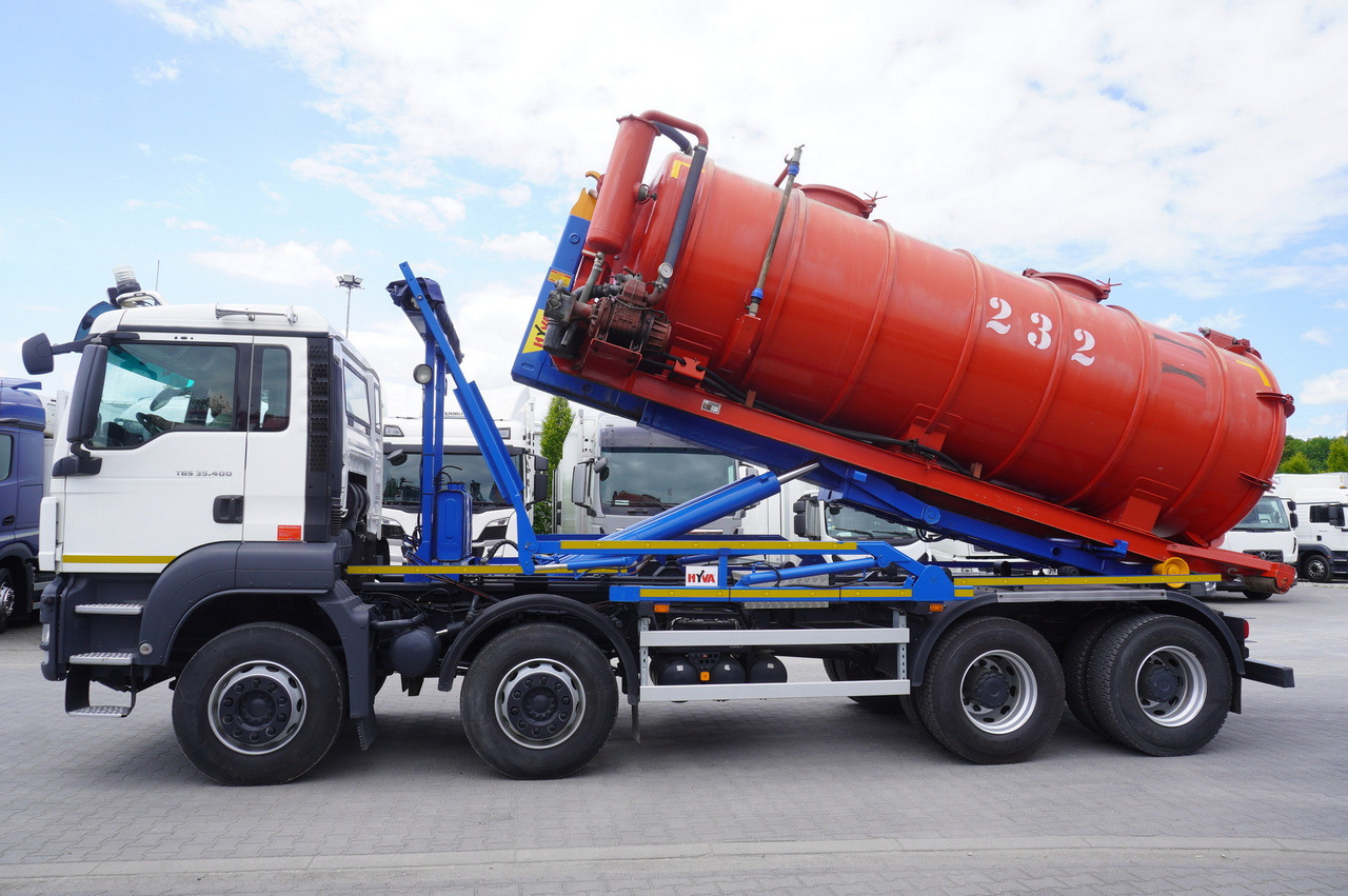 MAN TGS 35.400 8 × 4 E5 / HYVA HOOK LIFT 32.56 SE / Septic barrel 13000 L - 浆罐车:图3 MAN TGS 35.400 8 × 4 E5 / HYVA HOOK LIFT 32.56 SE / Septic barrel 13000 L - 浆罐车:图3