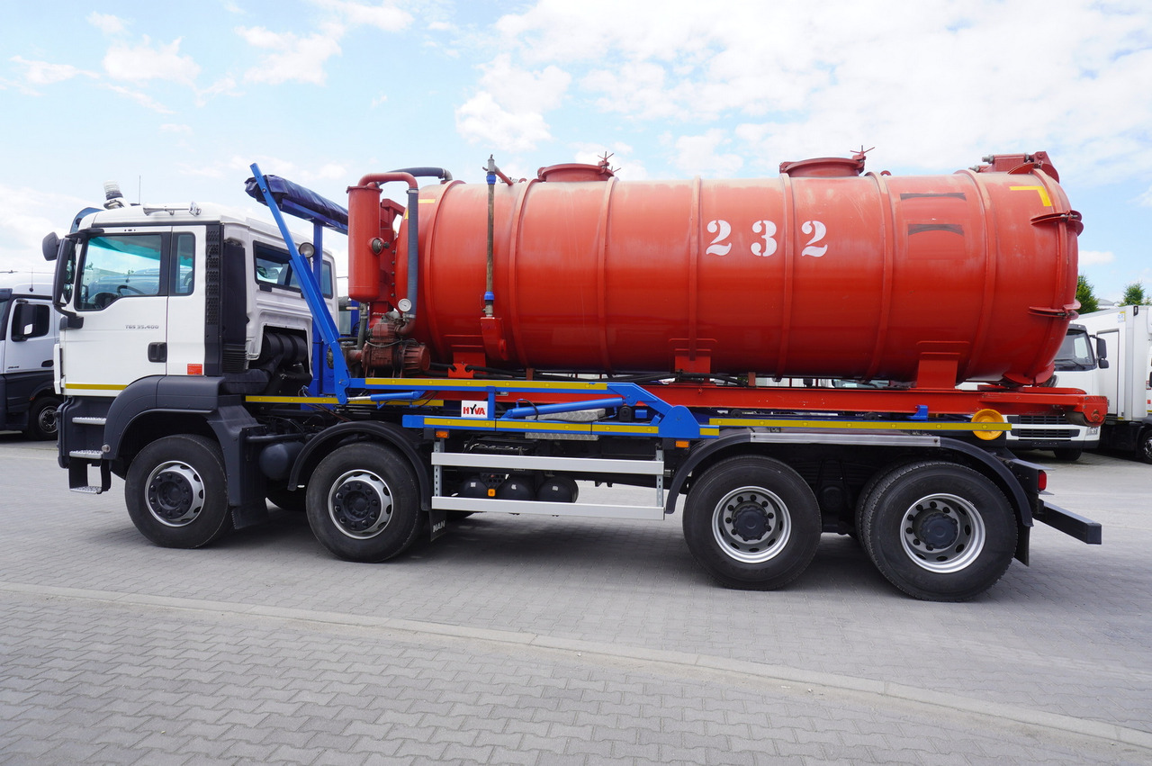 MAN TGS 35.400 8 × 4 E5 / HYVA HOOK LIFT 32.56 SE / Septic barrel 13000 L - 浆罐车:图4 MAN TGS 35.400 8 × 4 E5 / HYVA HOOK LIFT 32.56 SE / Septic barrel 13000 L - 浆罐车:图4