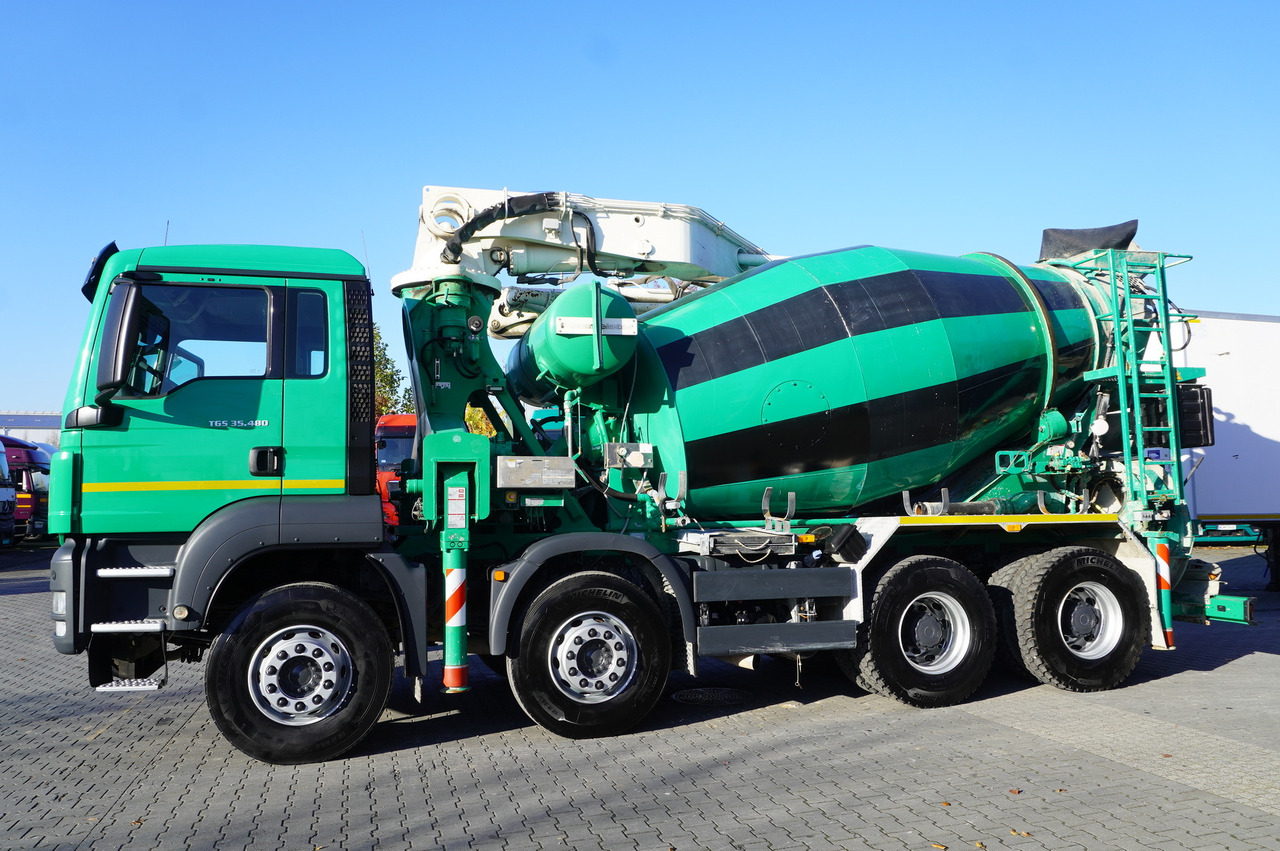 MAN TGS 35.480 8x4 Concrete Mixer Pump truck / Putzmeister M24-3 / 1600 MTH! - 混凝土搅拌车:图3 MAN TGS 35.480 8x4 Concrete Mixer Pump truck / Putzmeister M24-3 / 1600 MTH! - 混凝土搅拌车:图3