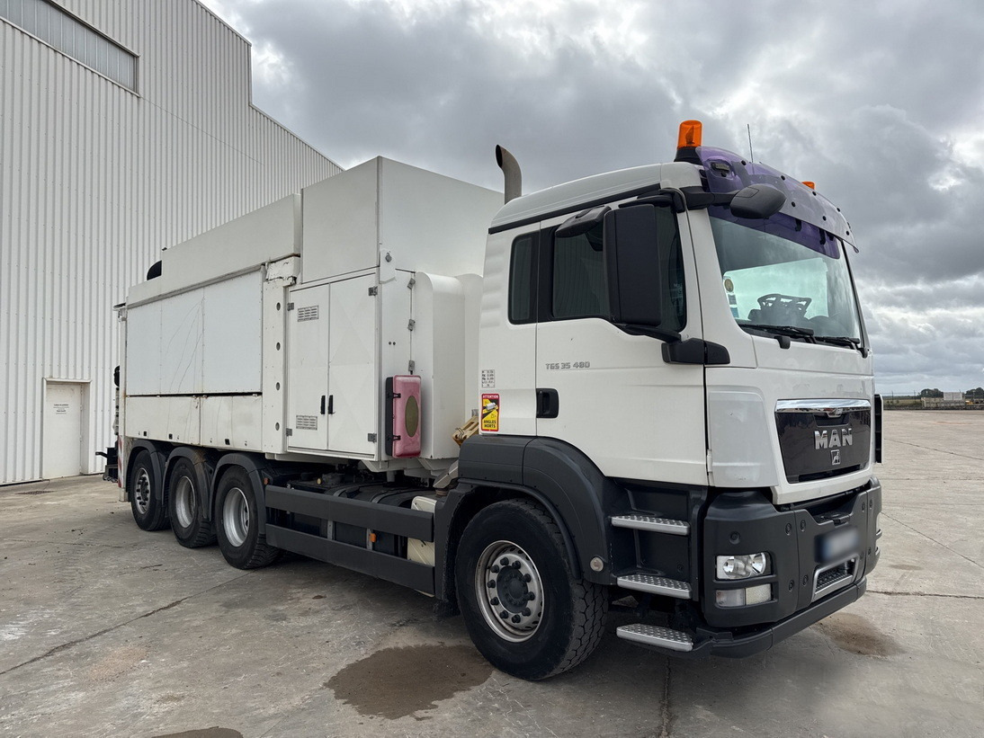 MAN TGS 35.480 8x4 / MTS 4A14T 36.000V vacuum truck / 10 m3 - 真空车:图3 MAN TGS 35.480 8x4 / MTS 4A14T 36.000V vacuum truck / 10 m3 - 真空车:图3