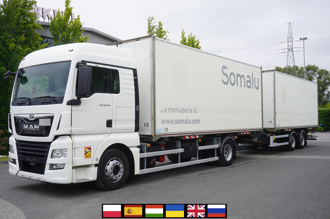 MAN TGX 18.430 / 18 EPAL box / Fruehauf 18 EPAL box trailer / 2021 - 厢式卡车:图1 MAN TGX 18.430 / 18 EPAL box / Fruehauf 18 EPAL box trailer / 2021 - 厢式卡车:图1