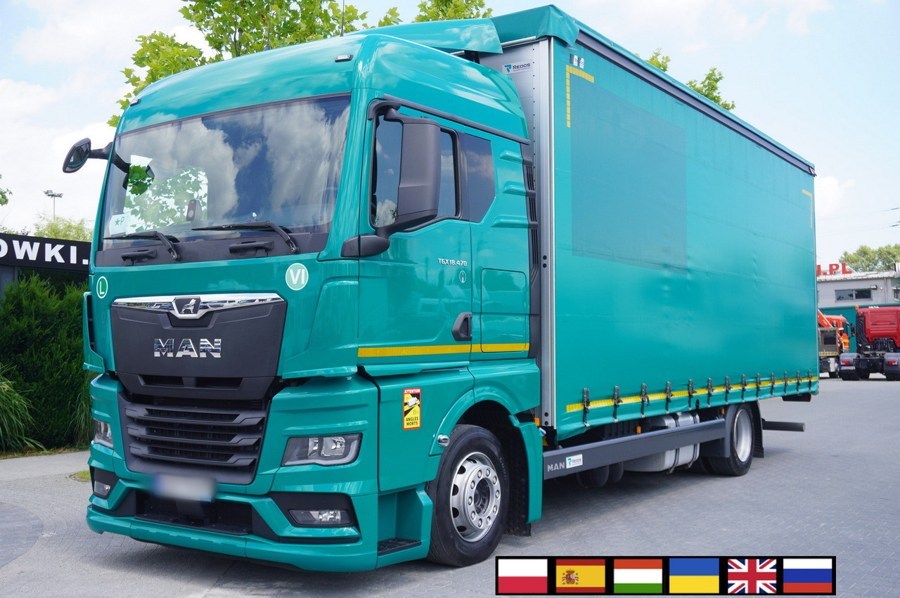 MAN TGX 18.470 / 2022 / Curtainsider 19 EPAL / Retarder / 15 units - 侧帘卡车:图1 MAN TGX 18.470 / 2022 / Curtainsider 19 EPAL / Retarder / 15 units - 侧帘卡车:图1