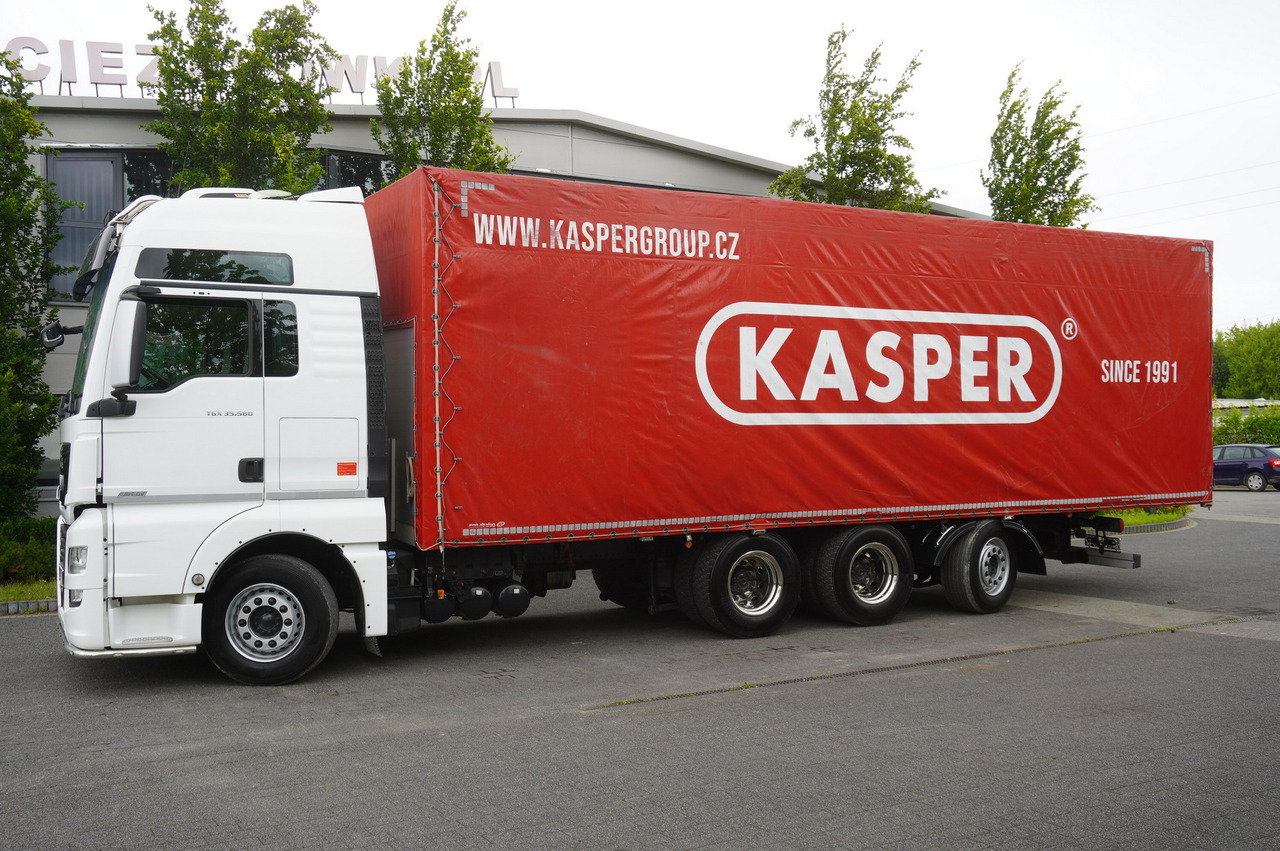 MAN TGX 35.580 E6 8x4 /4 / 23 EPAL tarp superstructure / 4th axle steered - 侧帘卡车:图2 MAN TGX 35.580 E6 8x4 /4 / 23 EPAL tarp superstructure / 4th axle steered - 侧帘卡车:图2