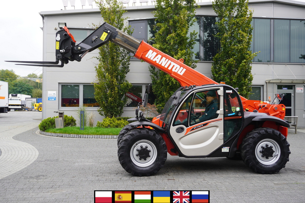 MANITOU MT 730 H / 7 m reach / 3 t / height 190 cm / 2900 MTH! / Joystick - 伸缩臂轮式装载机:图1 MANITOU MT 730 H / 7 m reach / 3 t / height 190 cm / 2900 MTH! / Joystick - 伸缩臂轮式装载机:图1