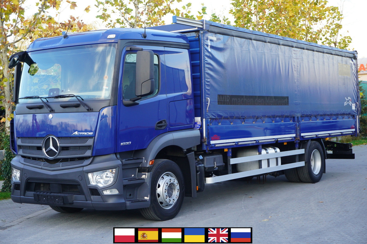 MERCEDES-BENZ Actros 1830 4x2 E6 / Curtainsider 18 EPAL / Sleeper cab - 侧帘卡车:图1 MERCEDES-BENZ Actros 1830 4x2 E6 / Curtainsider 18 EPAL / Sleeper cab - 侧帘卡车:图1