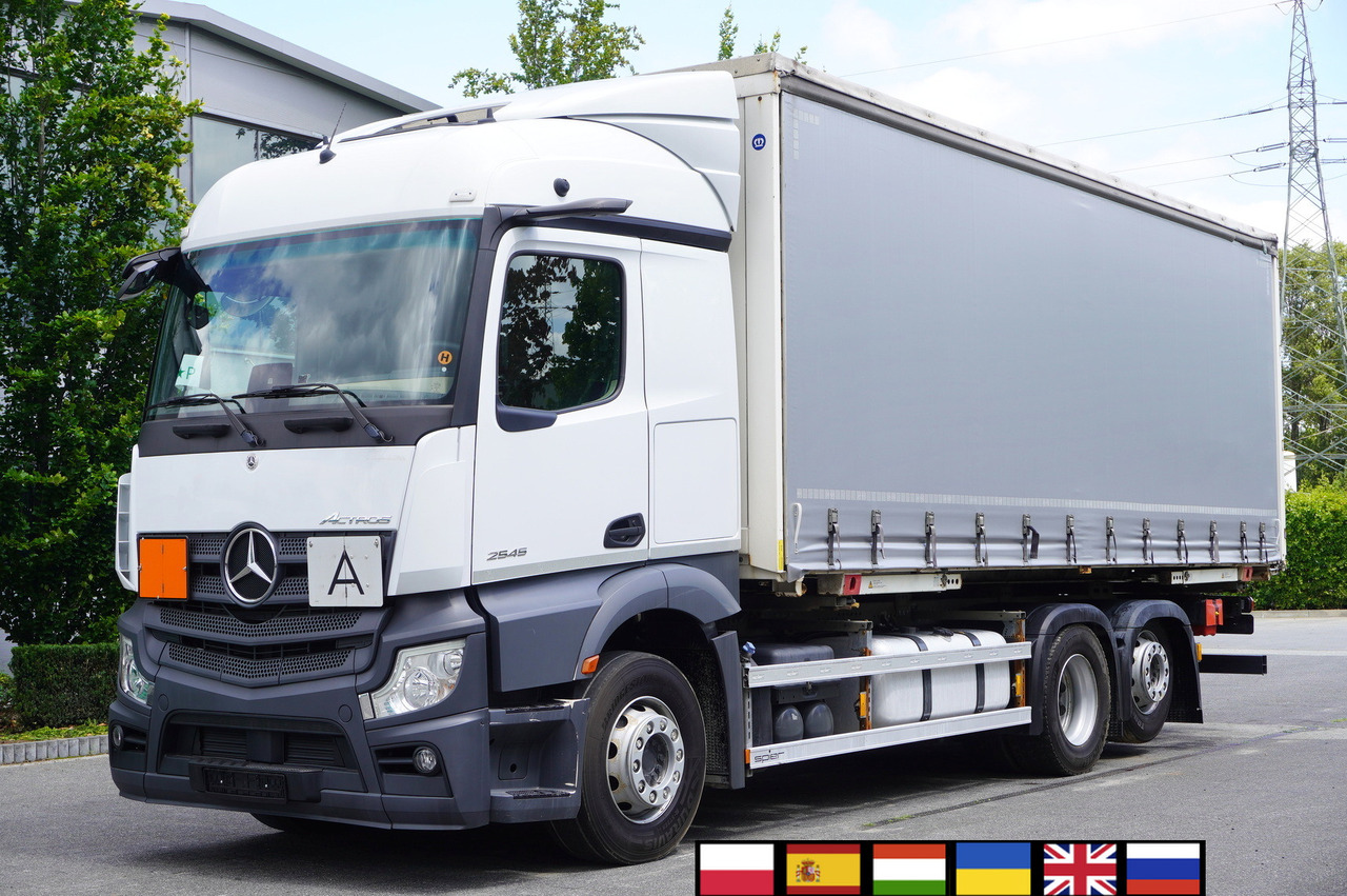 MERCEDES-BENZ Actros 2545 6×2 MP5 / ADR AT / Curtainsider 18 EPAL - 侧帘卡车:图1 MERCEDES-BENZ Actros 2545 6×2 MP5 / ADR AT / Curtainsider 18 EPAL - 侧帘卡车:图1