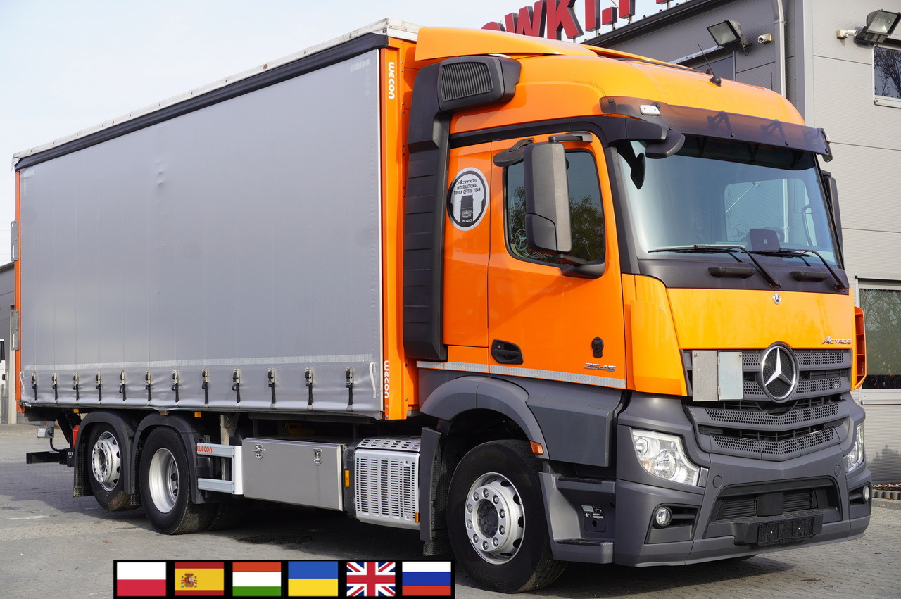 MERCEDES-BENZ Actros 2545 6×2 MP5 / FULL ADR / Curtainsider 17 EPAL - 侧帘卡车:图1 MERCEDES-BENZ Actros 2545 6×2 MP5 / FULL ADR / Curtainsider 17 EPAL - 侧帘卡车:图1