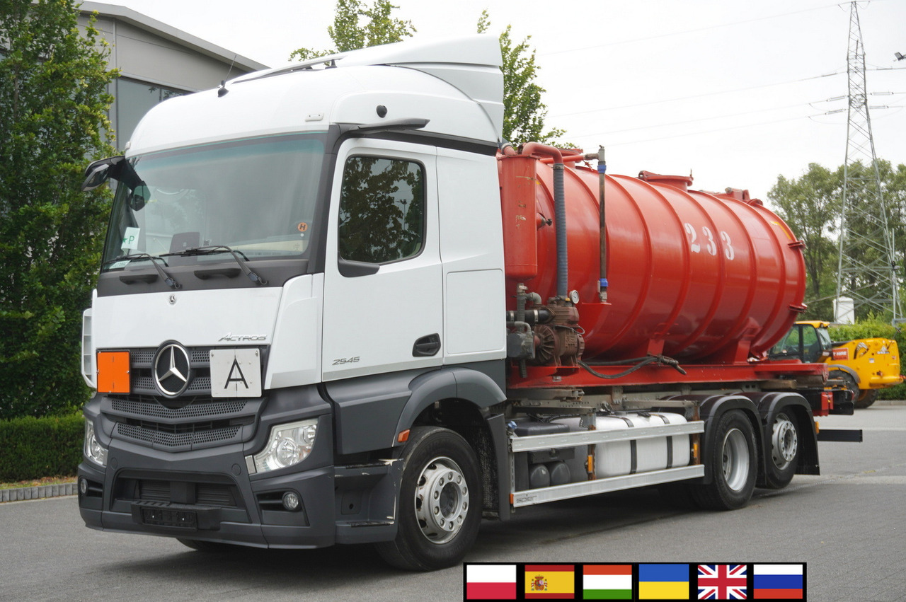 MERCEDES-BENZ Actros 2545 6 × 2 MP5 / NEW septic barrel 13000 L - 罐车:图1 MERCEDES-BENZ Actros 2545 6 × 2 MP5 / NEW septic barrel 13000 L - 罐车:图1