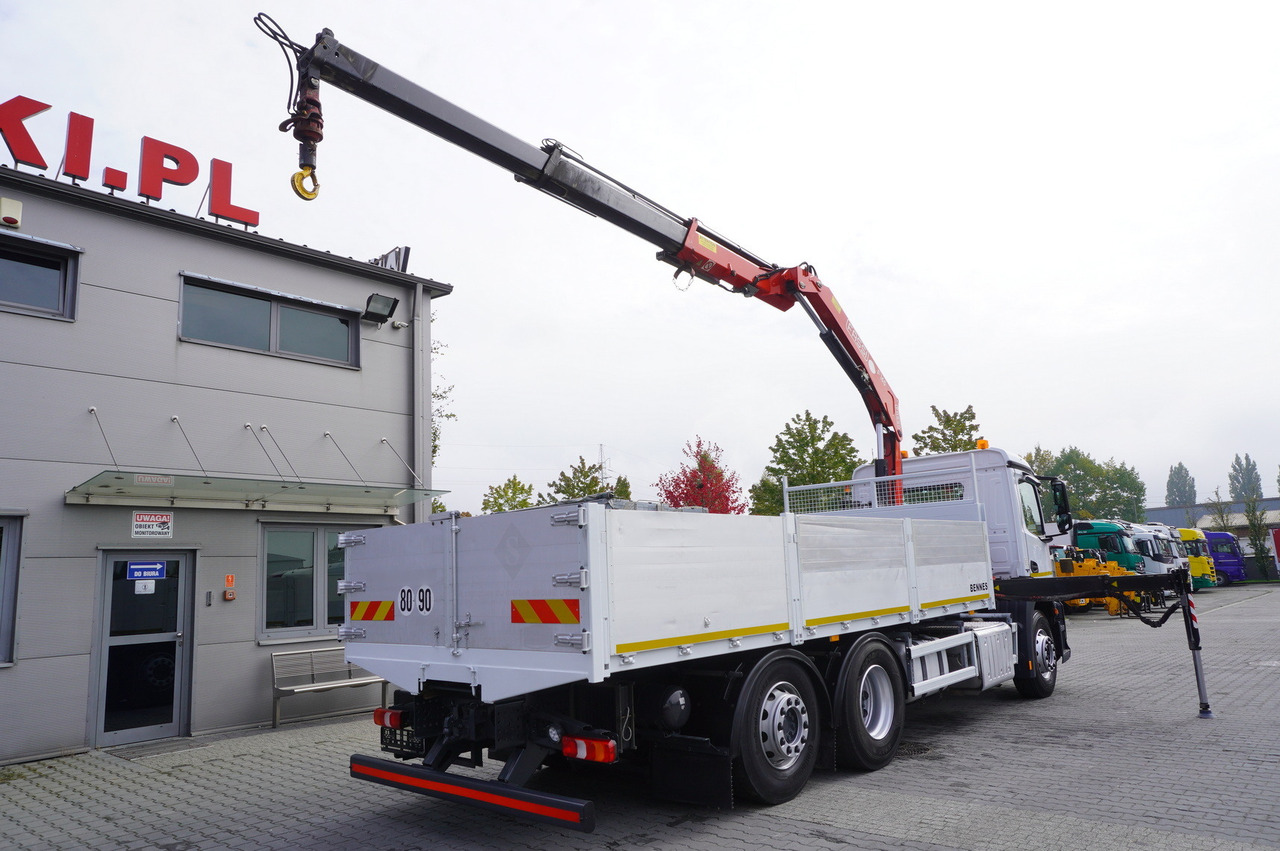 MERCEDES-BENZ Antos 2540 / Flatbed 15 EPAL / Fassi F165 / 6.1 t / 8 m reach / remote control / rotator / 1600 MTH / steered axle - 起重车:图3 MERCEDES-BENZ Antos 2540 / Flatbed 15 EPAL / Fassi F165 / 6.1 t / 8 m reach / remote control / rotator / 1600 MTH / steered axle - 起重车:图3