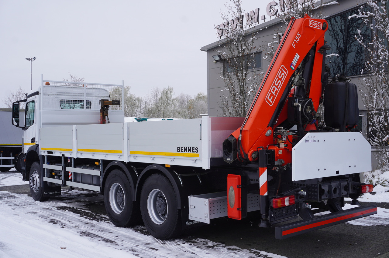 MERCEDES-BENZ Arocs 2633 flatbed truck / Crane FASSI F155A.0.23 / REMOTE CONTROL / 230,000 km - 起重车:图3 MERCEDES-BENZ Arocs 2633 flatbed truck / Crane FASSI F155A.0.23 / REMOTE CONTROL / 230,000 km - 起重车:图3