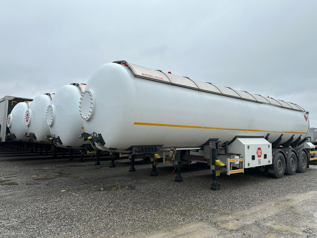 MIMMAK Gas tank semi-trailer MM312 / 2024 / 4 units - 液罐半拖车:图2 MIMMAK Gas tank semi-trailer MM312 / 2024 / 4 units - 液罐半拖车:图2