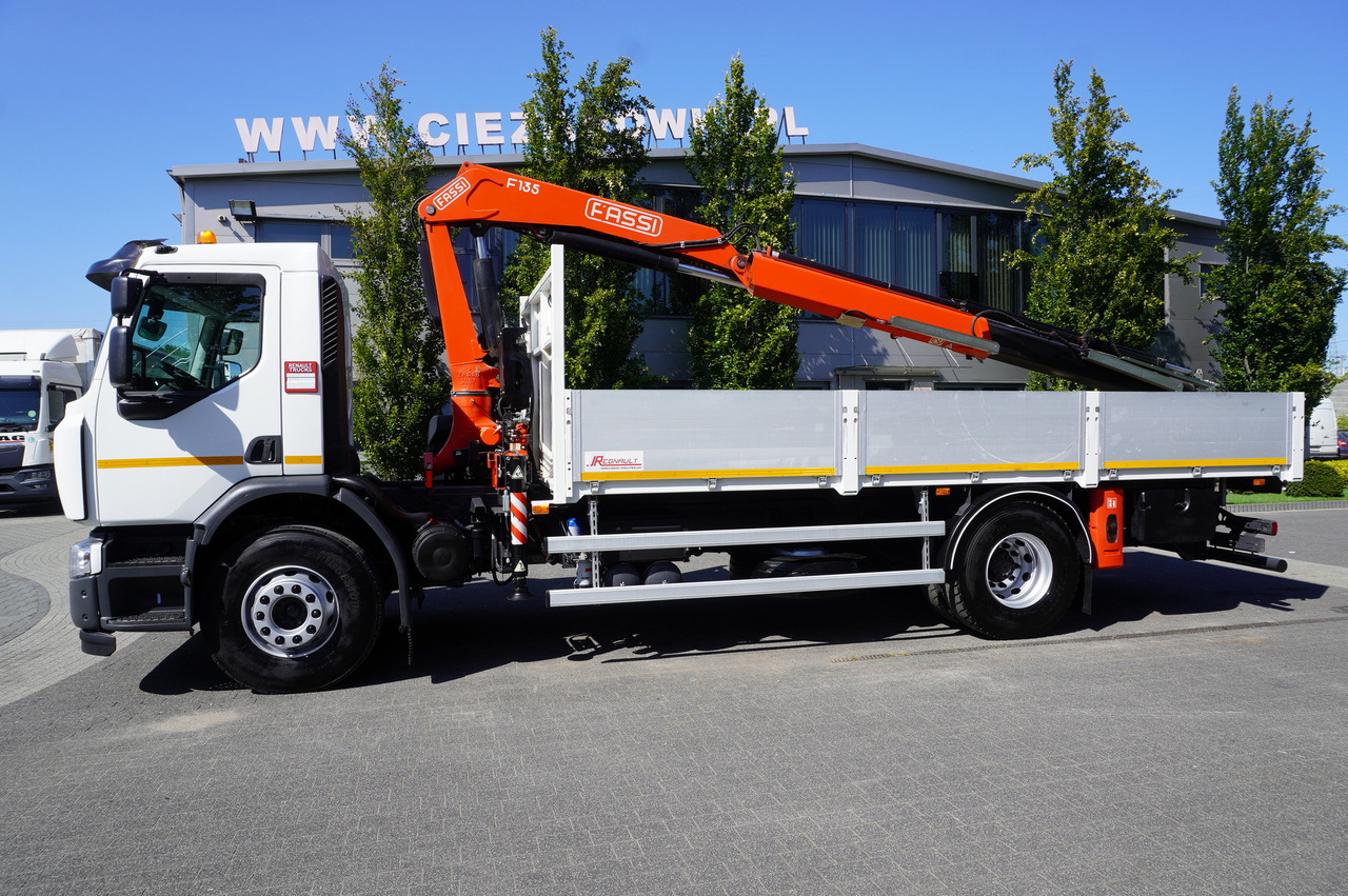 RENAULT C280 DTI 8 / FASSI crane 5.6 T / range 8 m / Flatbed 15 EPAL - 栏板式/ 平板卡车, 起重车:图2 RENAULT C280 DTI 8 / FASSI crane 5.6 T / range 8 m / Flatbed 15 EPAL - 栏板式/ 平板卡车, 起重车:图2