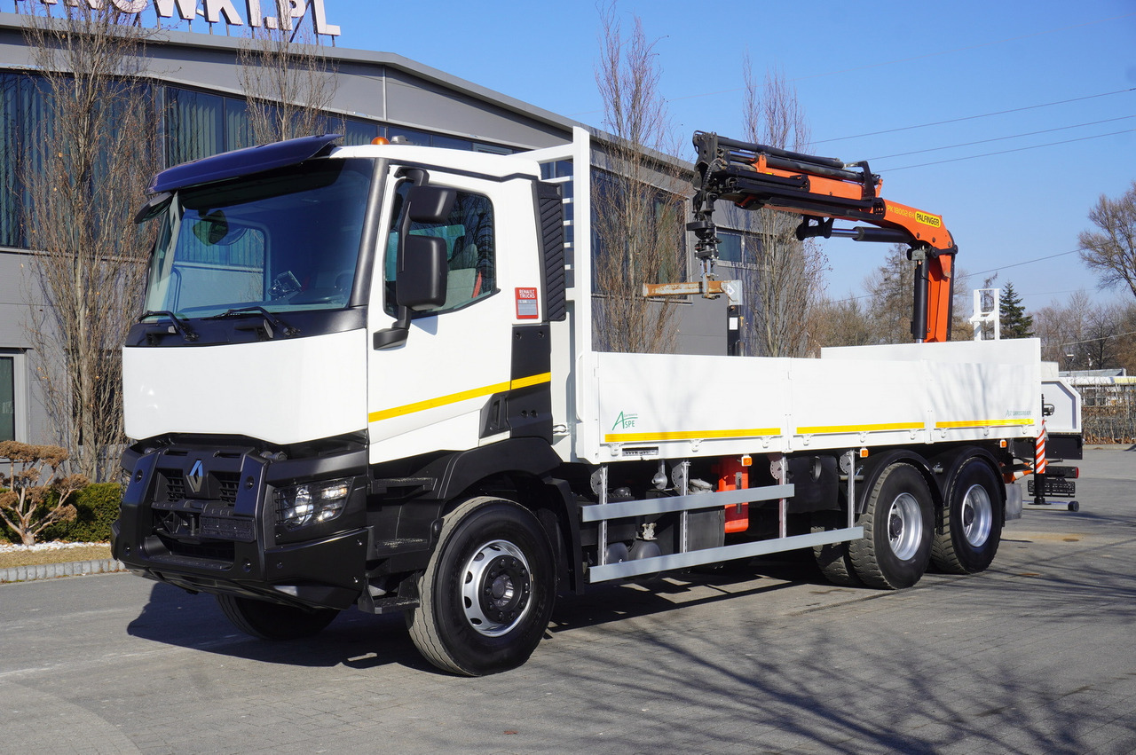 RENAULT C380 / 6x4 / HDS Palfinger PK 18002-EH 6000 kg - 栏板式/ 平板卡车, 起重车:图2 RENAULT C380 / 6x4 / HDS Palfinger PK 18002-EH 6000 kg - 栏板式/ 平板卡车, 起重车:图2