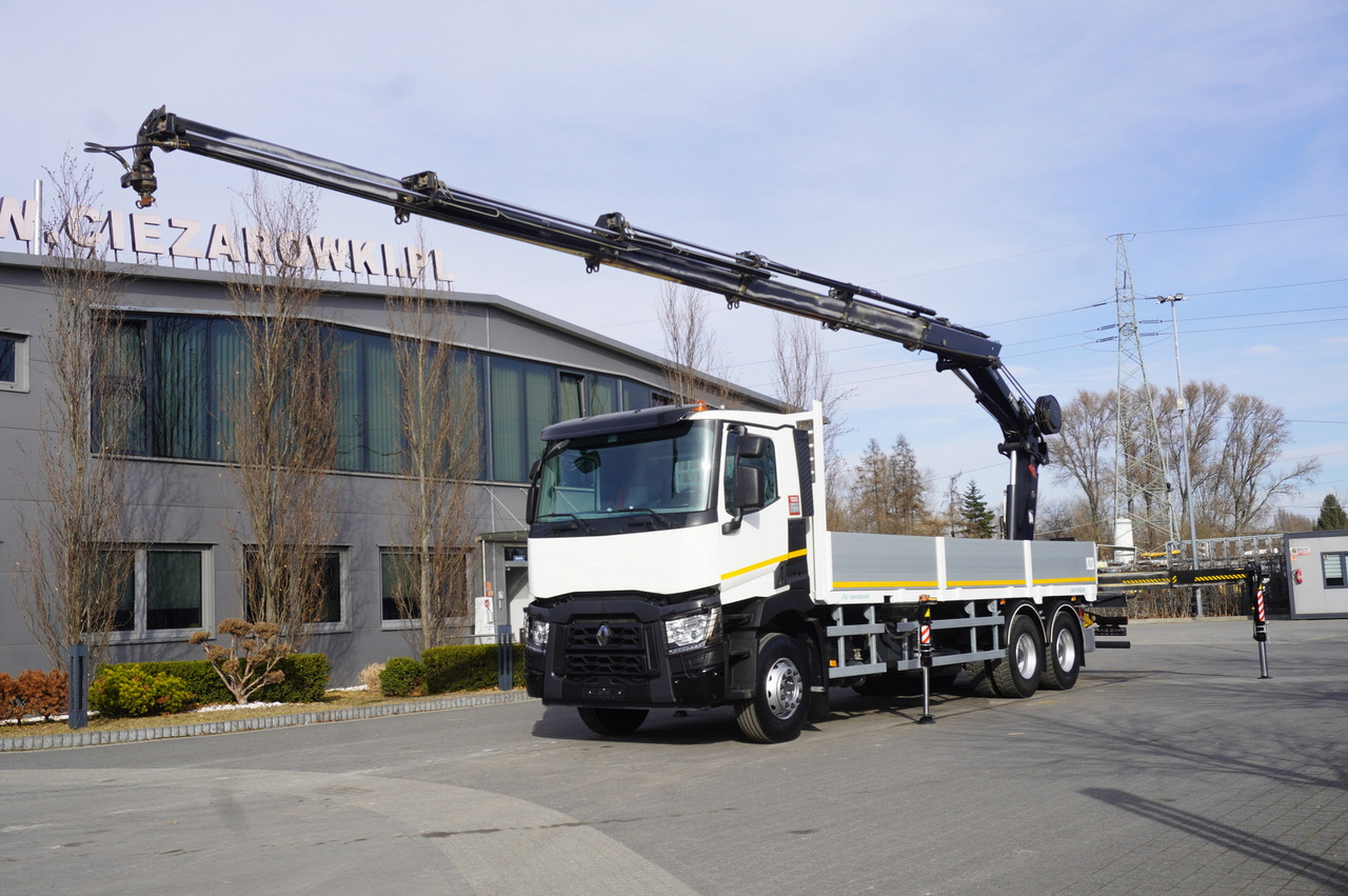 RENAULT C430 / HIAB 244 EP-5 HIDUO crane 8400 kg 15 m / Platform with stanchions - 起重车:图1 RENAULT C430 / HIAB 244 EP-5 HIDUO crane 8400 kg 15 m / Platform with stanchions - 起重车:图1