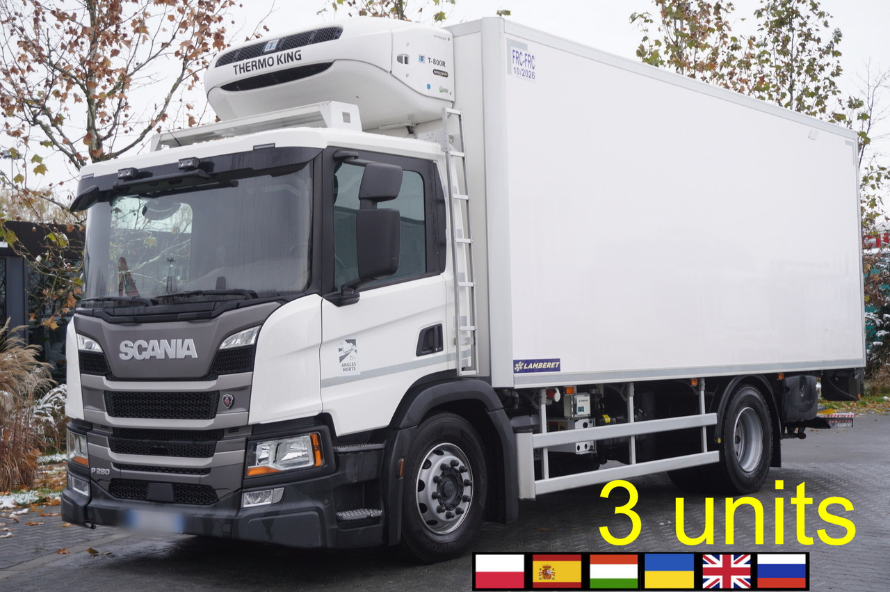 SCANIA P280 4x2 E6 / Lamberet 16 EPAL refrigerator / Multitemperature / Thermoking T-800R / 3 units - 冷藏车:图1 SCANIA P280 4x2 E6 / Lamberet 16 EPAL refrigerator / Multitemperature / Thermoking T-800R / 3 units - 冷藏车:图1