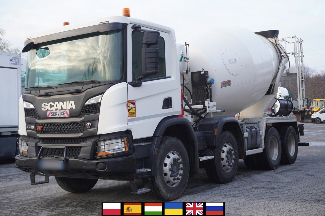 SCANIA P410 XT 8x4 / 80 tho. km!!! / SCHWING-STATTER AM 9 FHC 9 m3 concrete mixer - 混凝土搅拌车:图1 SCANIA P410 XT 8x4 / 80 tho. km!!! / SCHWING-STATTER AM 9 FHC 9 m3 concrete mixer - 混凝土搅拌车:图1
