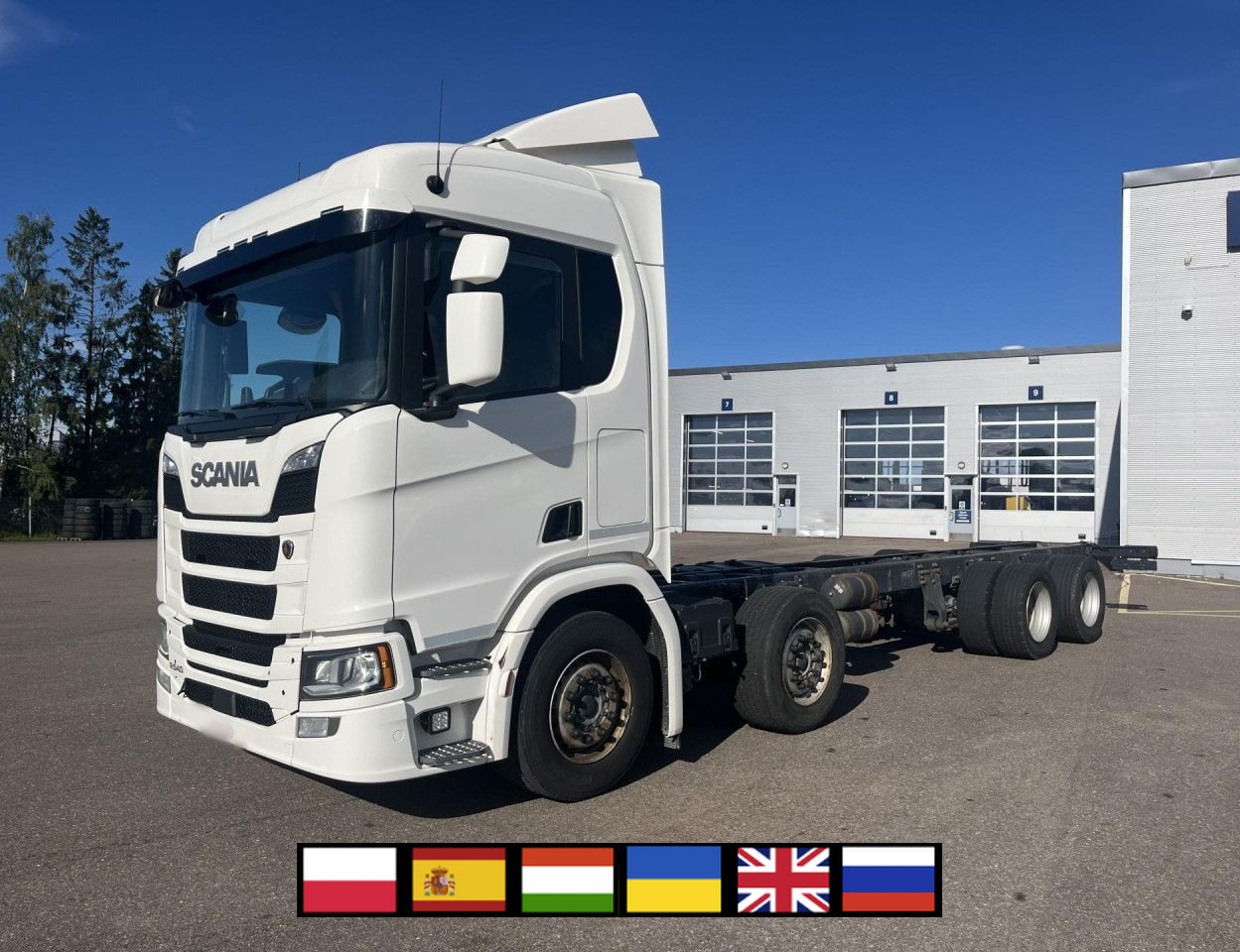 SCANIA R 540 B8x4NB / Truck chassis / Sleeper cab - 起重车:图1 SCANIA R 540 B8x4NB / Truck chassis / Sleeper cab - 起重车:图1