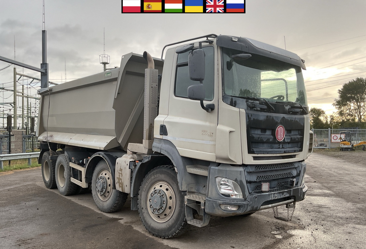 TATRA Phoenix 8x8 Twin-Steer Quad/A dump truck / 30 tho. km - 未铰接自卸车/ 运石车:图1 TATRA Phoenix 8x8 Twin-Steer Quad/A dump truck / 30 tho. km - 未铰接自卸车/ 运石车:图1