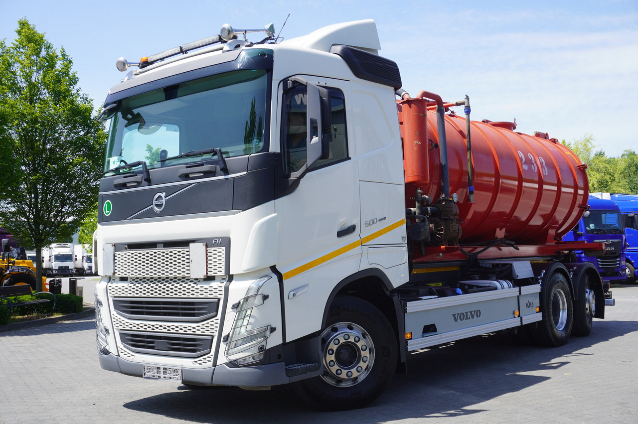 VOLVO Volvo FH 500 / Septic barrel 13000 l / Hook lift 21 t / 2022 / 3rd axle steered / 2 units - 浆罐车:图2 VOLVO Volvo FH 500 / Septic barrel 13000 l / Hook lift 21 t / 2022 / 3rd axle steered / 2 units - 浆罐车:图2