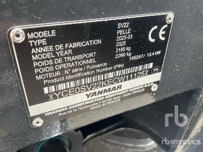 YANMAR SV22 (Unused) - 小型挖掘机:图5 YANMAR SV22 (Unused) - 小型挖掘机:图5
