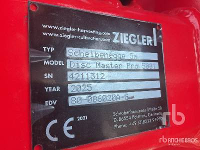 ZIEGLER DISC MASTER PRO (Unused) - 圆盘耙:图5 ZIEGLER DISC MASTER PRO (Unused) - 圆盘耙:图5
