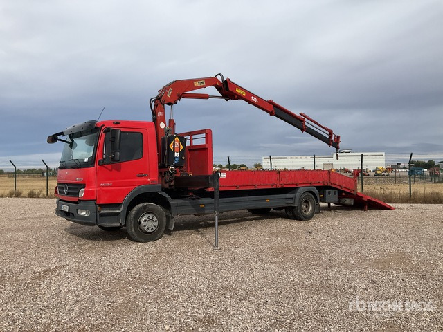 2007 Mercedes-Benz Atego 1524 2007 Toimil 120 3S 4330 kg on 4x2 Flatbed Truck with Crane - 栏板式/ 平板卡车, 起重车:图2 2007 Mercedes-Benz Atego 1524 2007 Toimil 120 3S 4330 kg on 4x2 Flatbed Truck with Crane - 栏板式/ 平板卡车, 起重车:图2