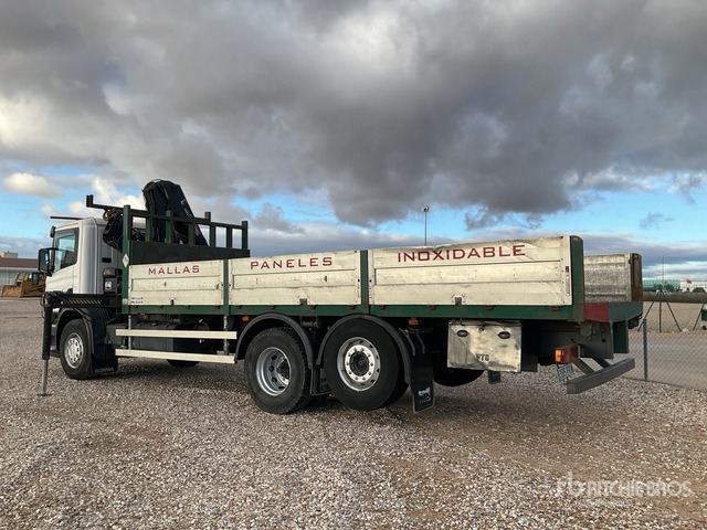 2007 Scania P340 2006 Hiab 144B-2 5 ton on 6x2 Flatbed Truck with Crane - 栏板式/ 平板卡车, 起重车:图4 2007 Scania P340 2006 Hiab 144B-2 5 ton on 6x2 Flatbed Truck with Crane - 栏板式/ 平板卡车, 起重车:图4