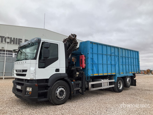 2010 Iveco Stralis 310 2010 Atlas 165.2E Knuckle Boom ... Dump Truck with Crane - 翻斗车:图2 2010 Iveco Stralis 310 2010 Atlas 165.2E Knuckle Boom ... Dump Truck with Crane - 翻斗车:图2