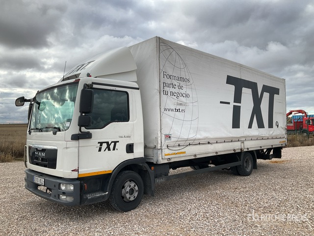 2012 M.A.N. TGL8.180 4x2 Curtain Side Truck - 侧帘卡车:图2 2012 M.A.N. TGL8.180 4x2 Curtain Side Truck - 侧帘卡车:图2