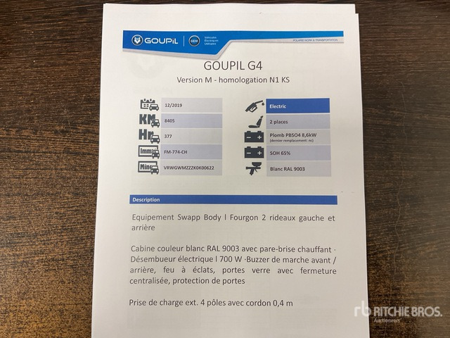 2019 Goupil G4M Electric Utility Vehicle - 市政/ 专用车辆:图3 2019 Goupil G4M Electric Utility Vehicle - 市政/ 专用车辆:图3