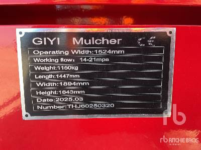 GIYI GY-60 (Unused) - 附件 适用于 滑移装载机:图5 GIYI GY-60 (Unused) - 附件 适用于 滑移装载机:图5