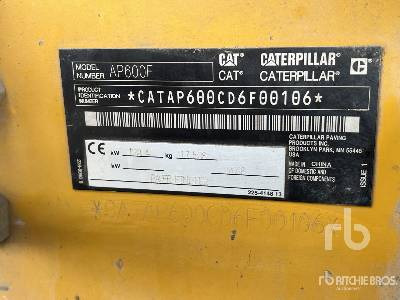 CAT AP600F Wheel - 沥青铺路机:图5 CAT AP600F Wheel - 沥青铺路机:图5